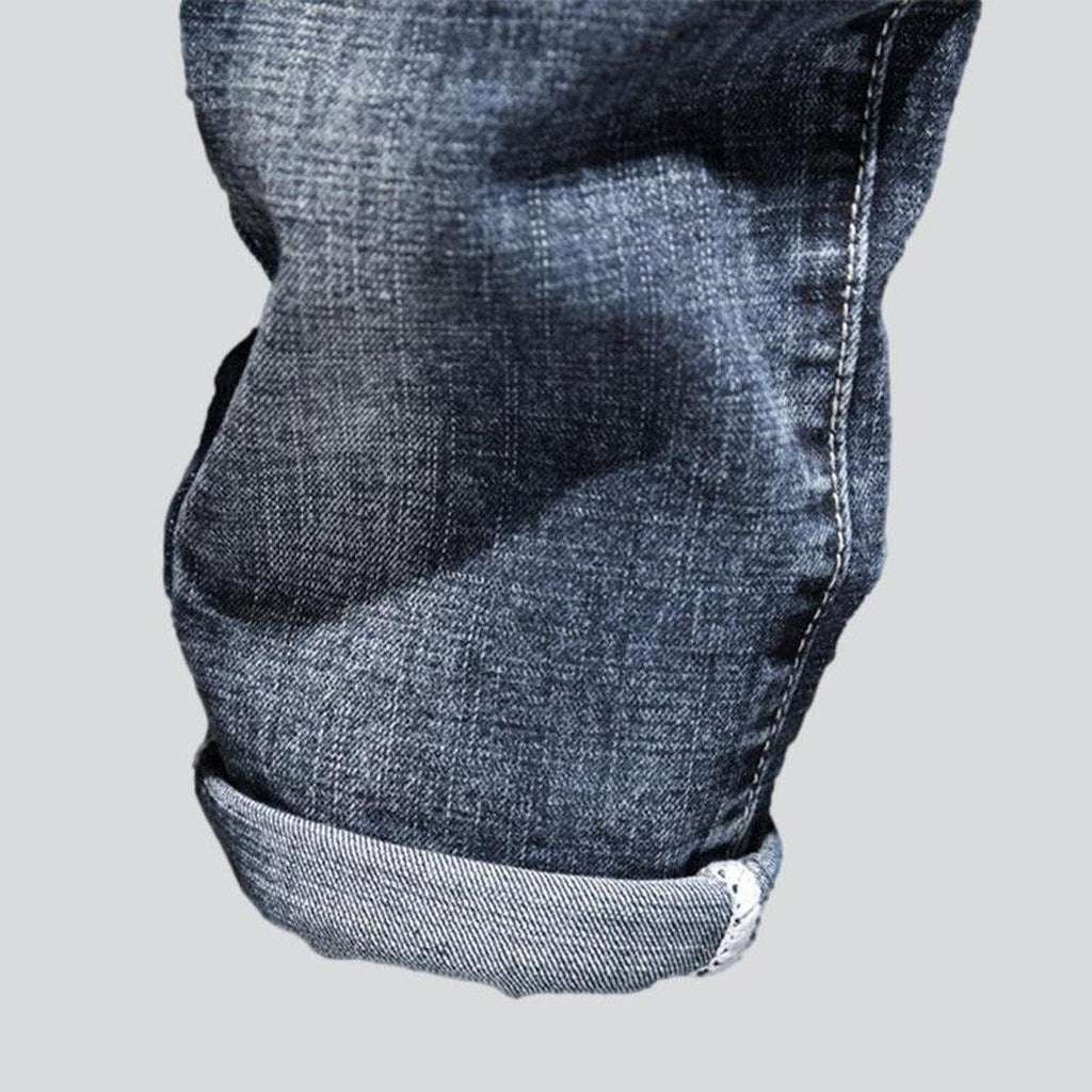 Washed men's ripped jeans - Image 8