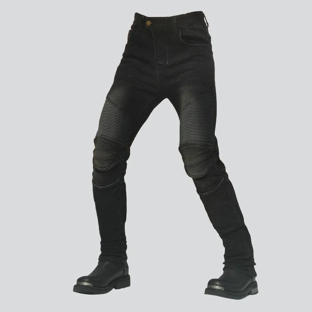 Waterproof winter men's biker jeans - Image 5