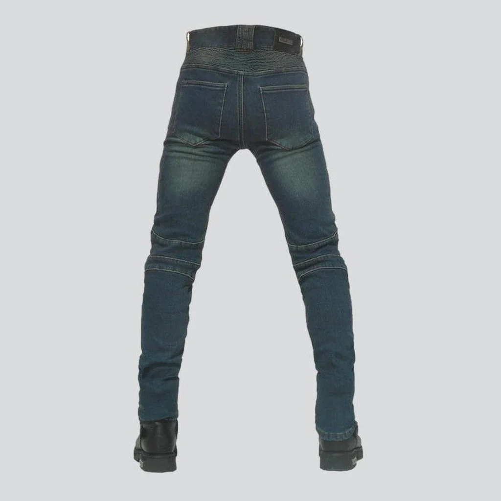Waterproof winter men's biker jeans - Image 6