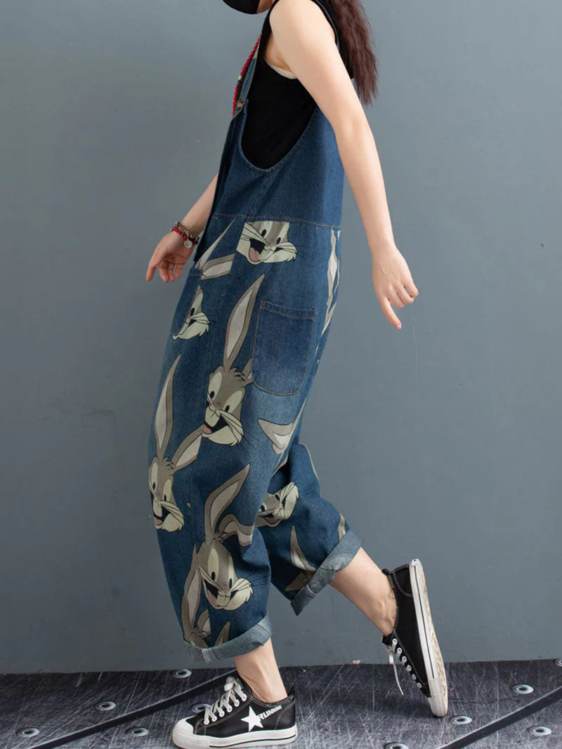 What's Up Bunny Overall Dungarees - Image 3