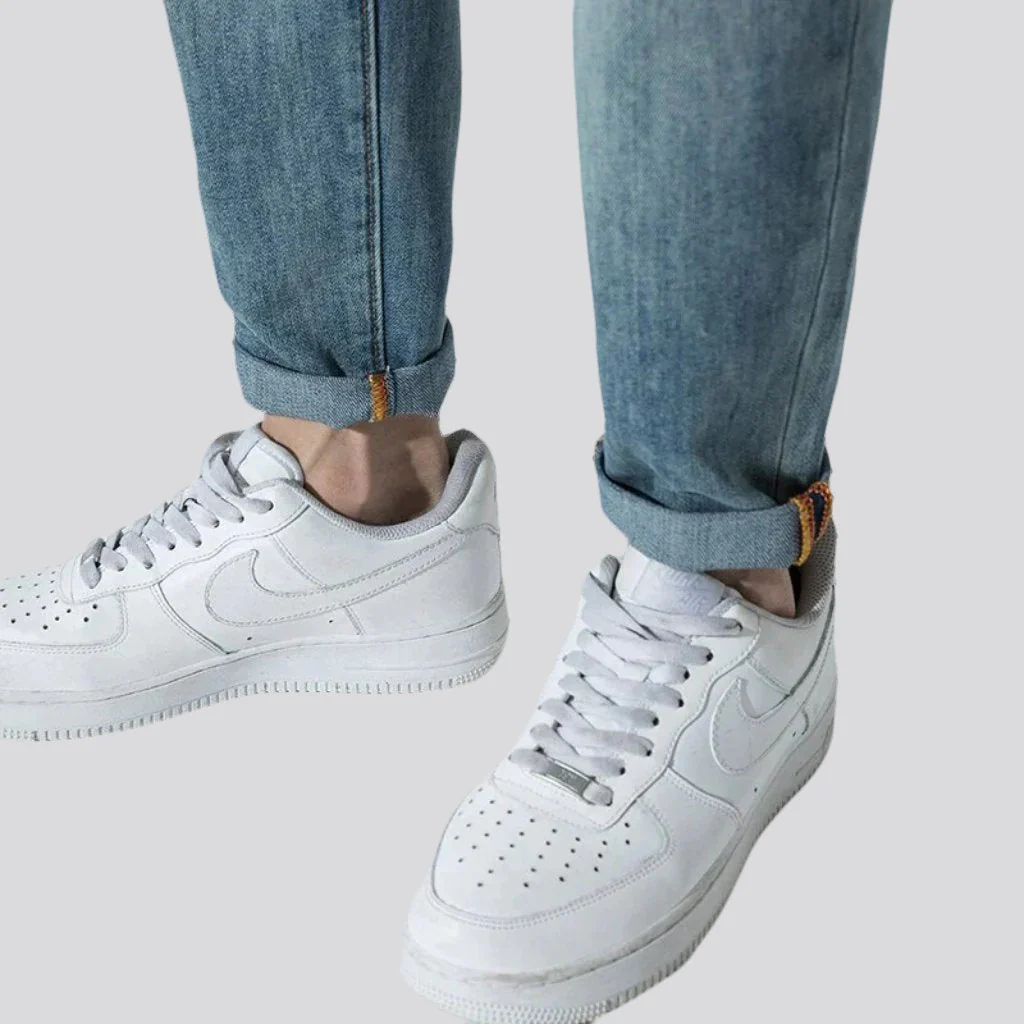 Whiskered men's baggy jeans - Image 8