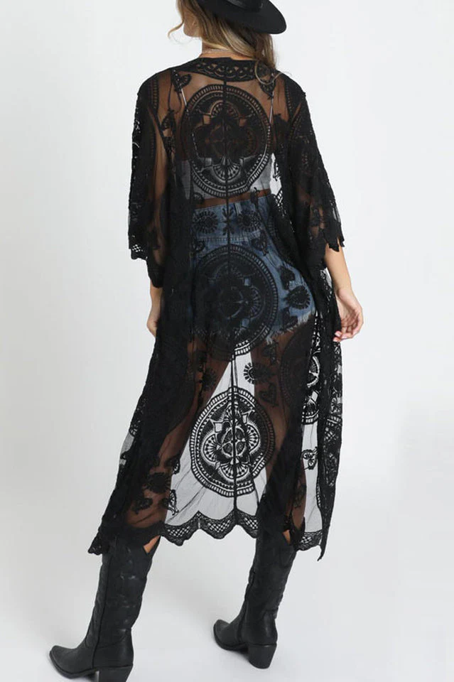 White Beach Cover Up Dress - Image 10