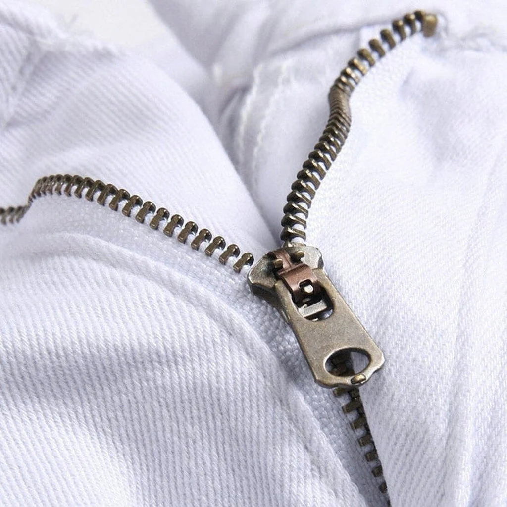 White men's jeans with bands - Image 6