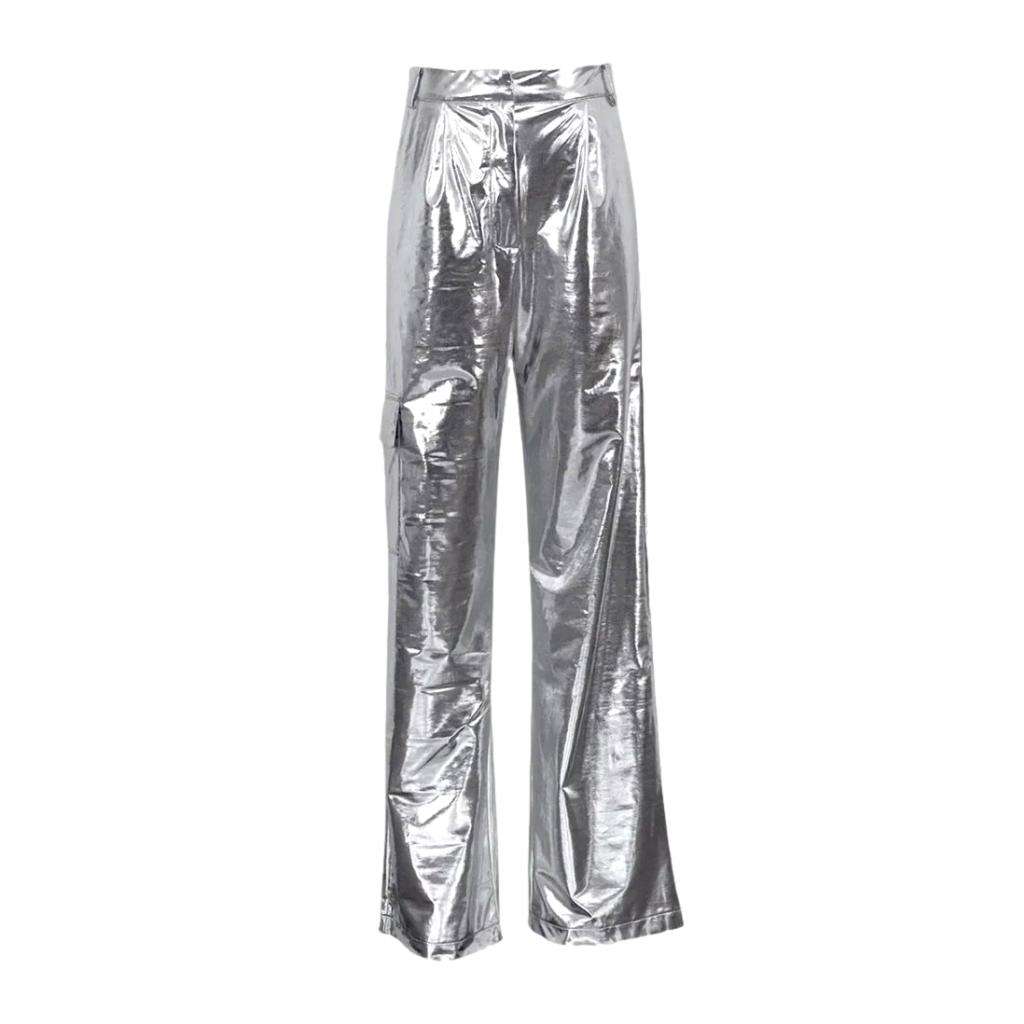 Wide-leg denim pants for ladies - Image 2