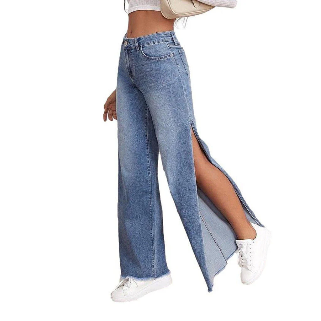 Wide-leg loose jeans for women - Image 2