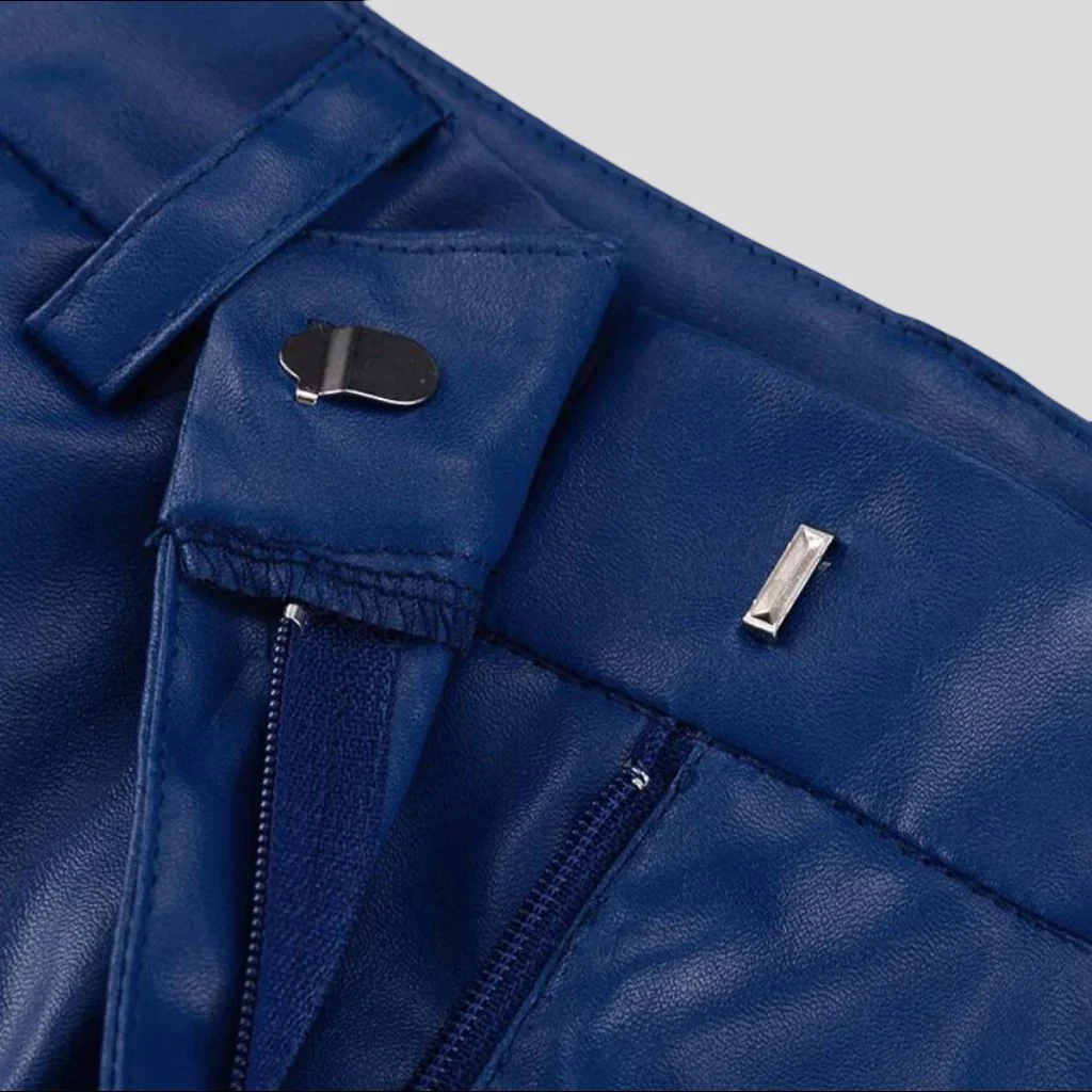 Wide-leg wax jean pants for ladies - Image 18
