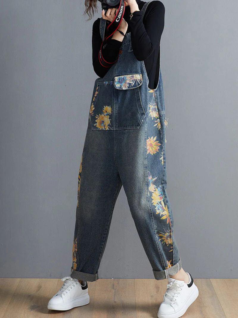 Wildest Dreams Cotton Denim Overalls Dungarees - Image 5