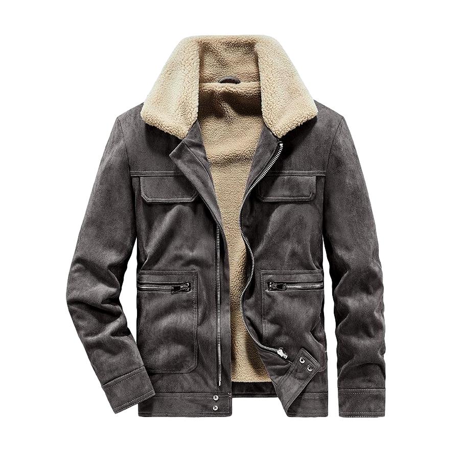 Winter denim coat for men - Image 4