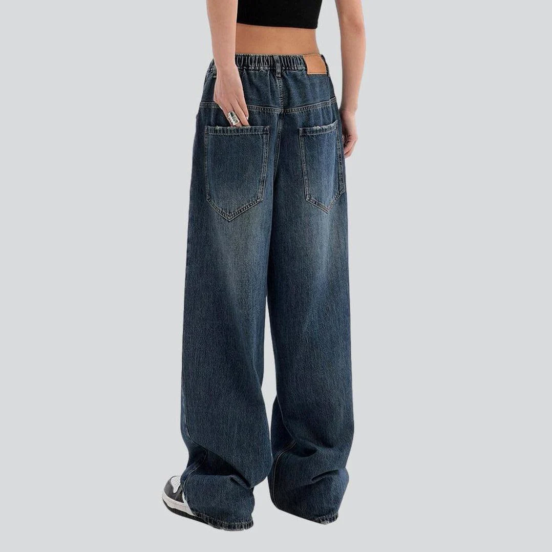 Women's baggy jeans with drawstrings - Image 9