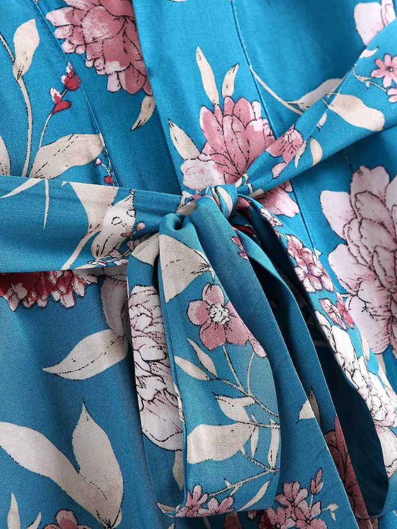 Attractive Cotton V-Neck Bohemian Stylish Kimono Jacket - Image 3
