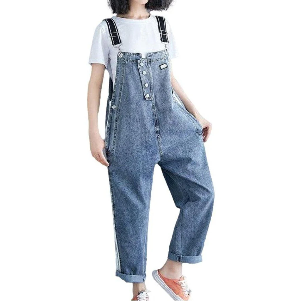 Women's denim overall with bands - Image 2