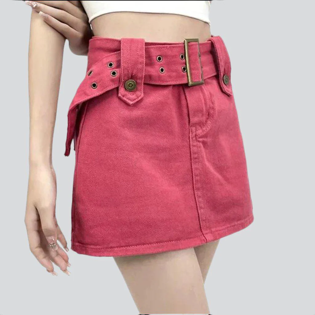 Women's denim skirt - Image 3