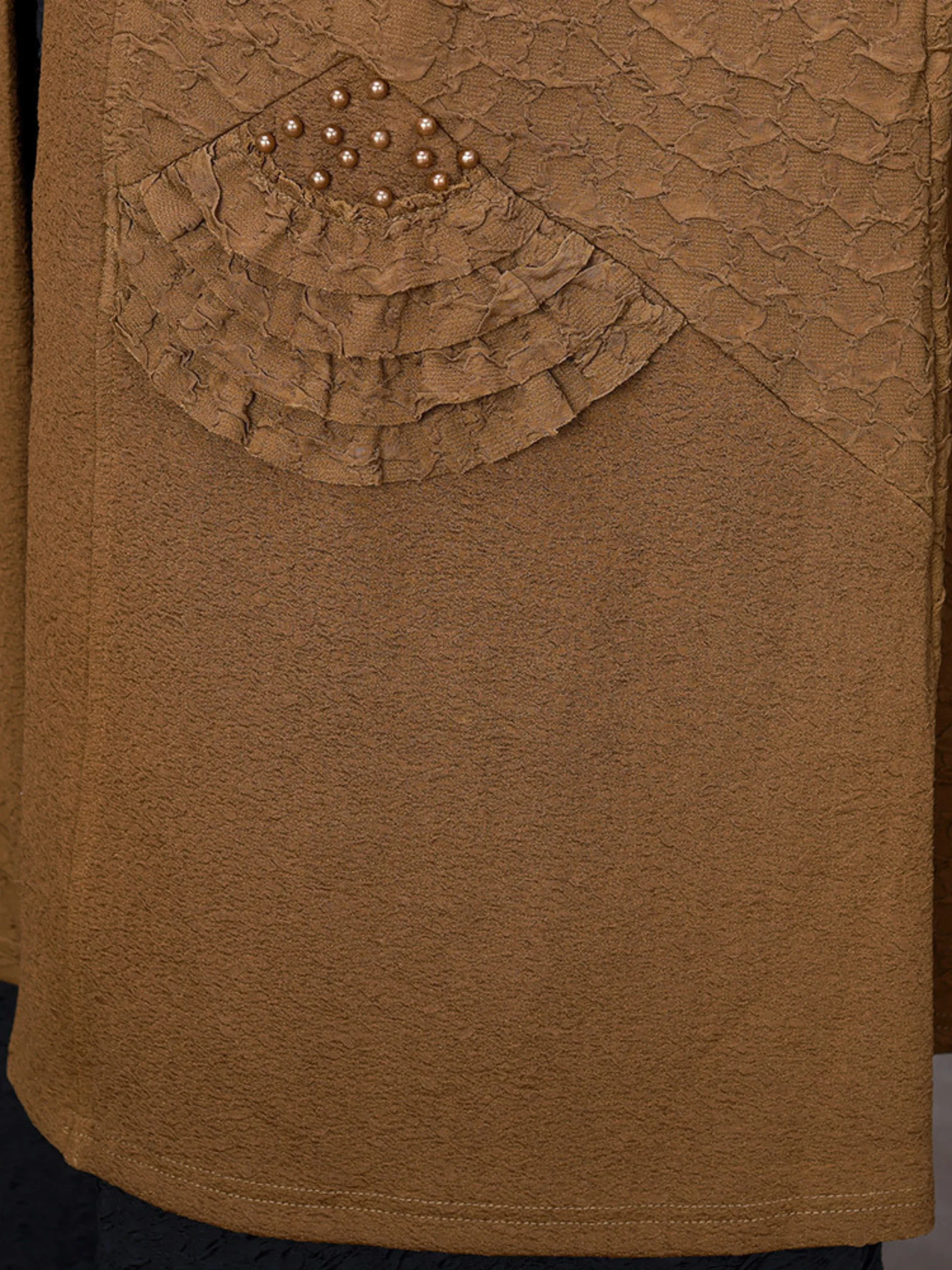 Flowy Bohemian Mid-length Self-Cultivation WaistCoat - Image 4