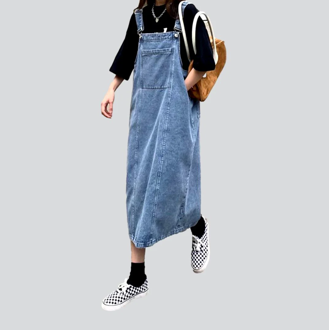 Women's overall dress with suspenders - Image 6