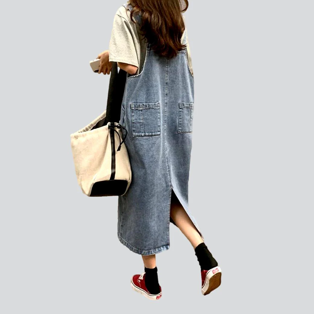 Women's overall dress with suspenders - Image 7