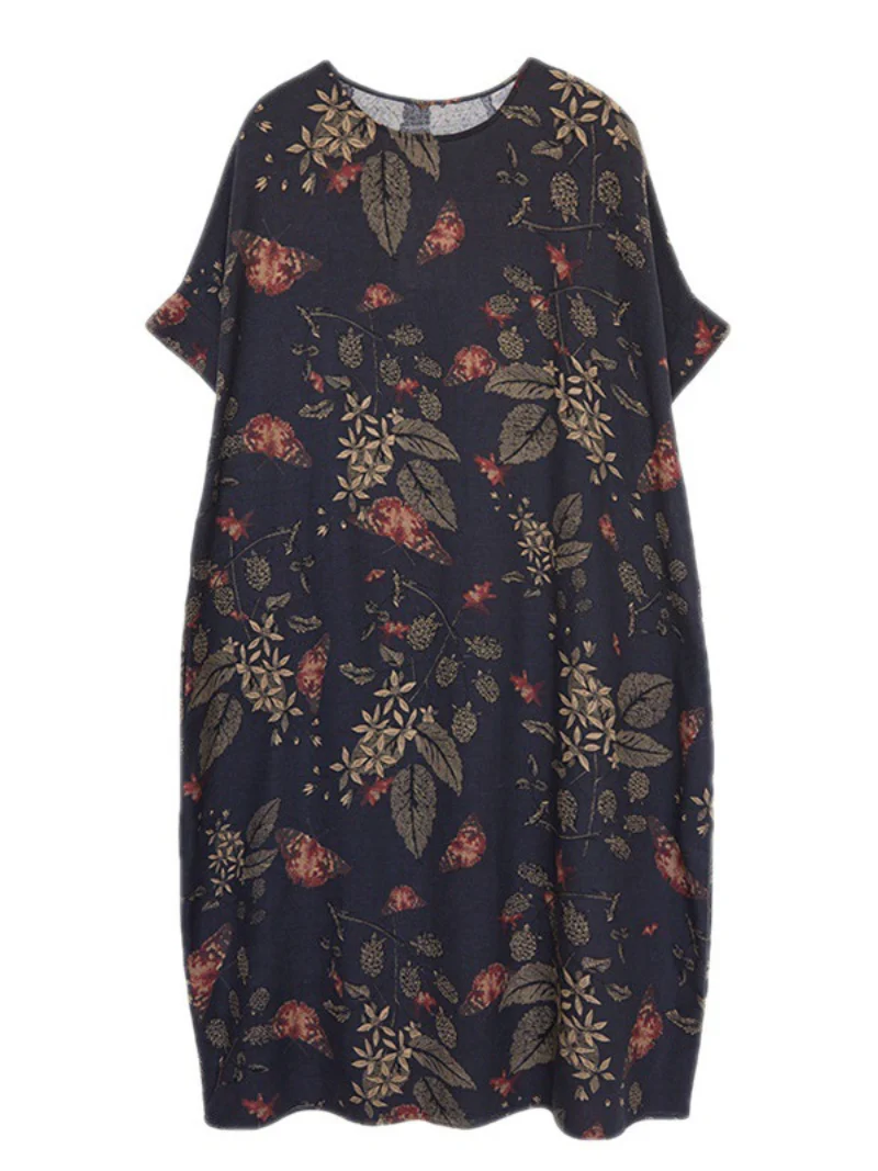 Short Puff Sleeve,Smocked Waist Fit Flare Dress - Image 2