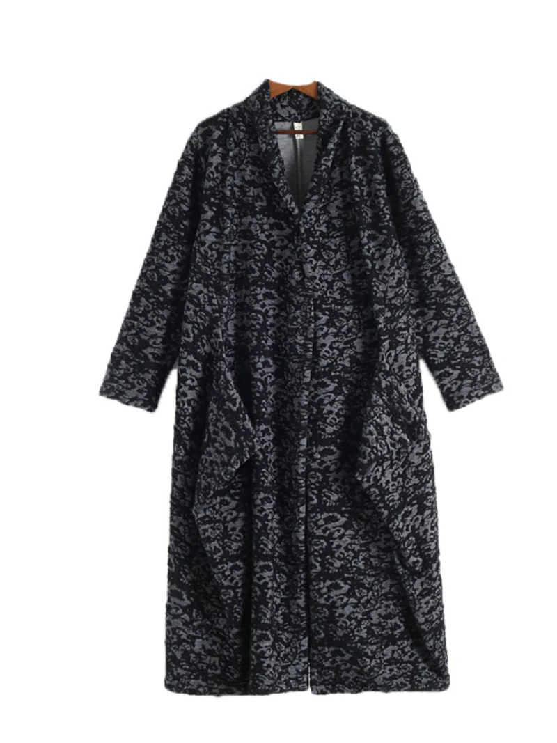 open style cardigan coat dress with side pockets - Image 3