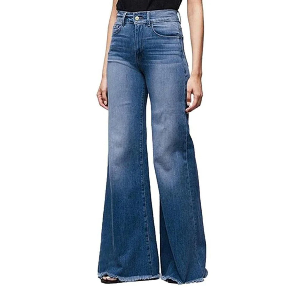 Women's wide leg stylish jeans - Image 2