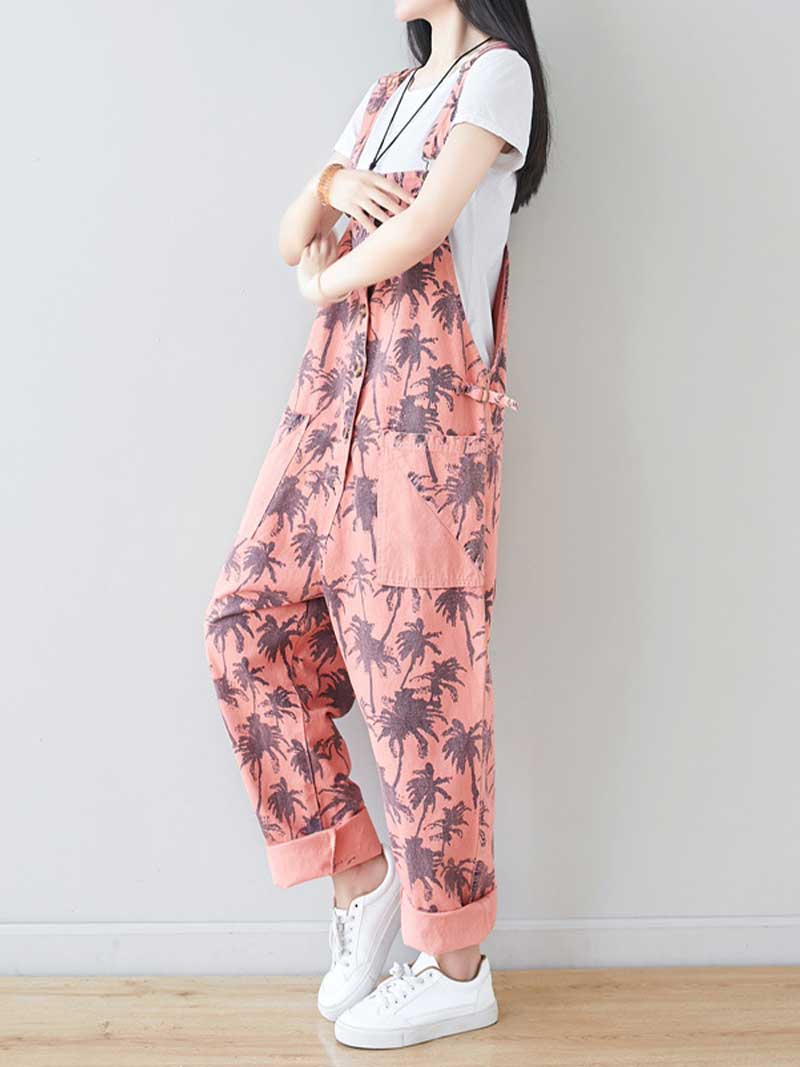 Work Hard Printed Cotton Overall Dungarees - Image 10