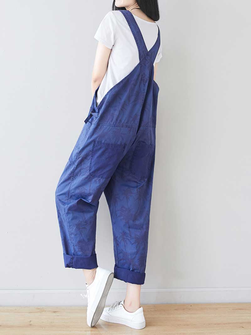 Work Hard Printed Cotton Overall Dungarees - Image 6