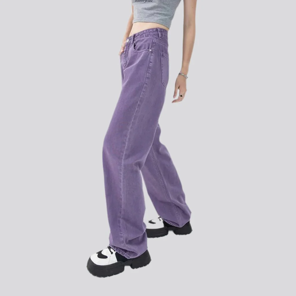 Y2k color jeans for women - Image 4