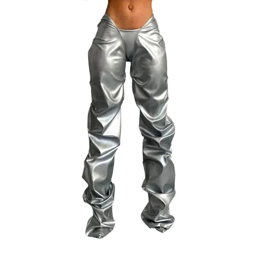 Y2k low-waist women's jean pants - Image 3