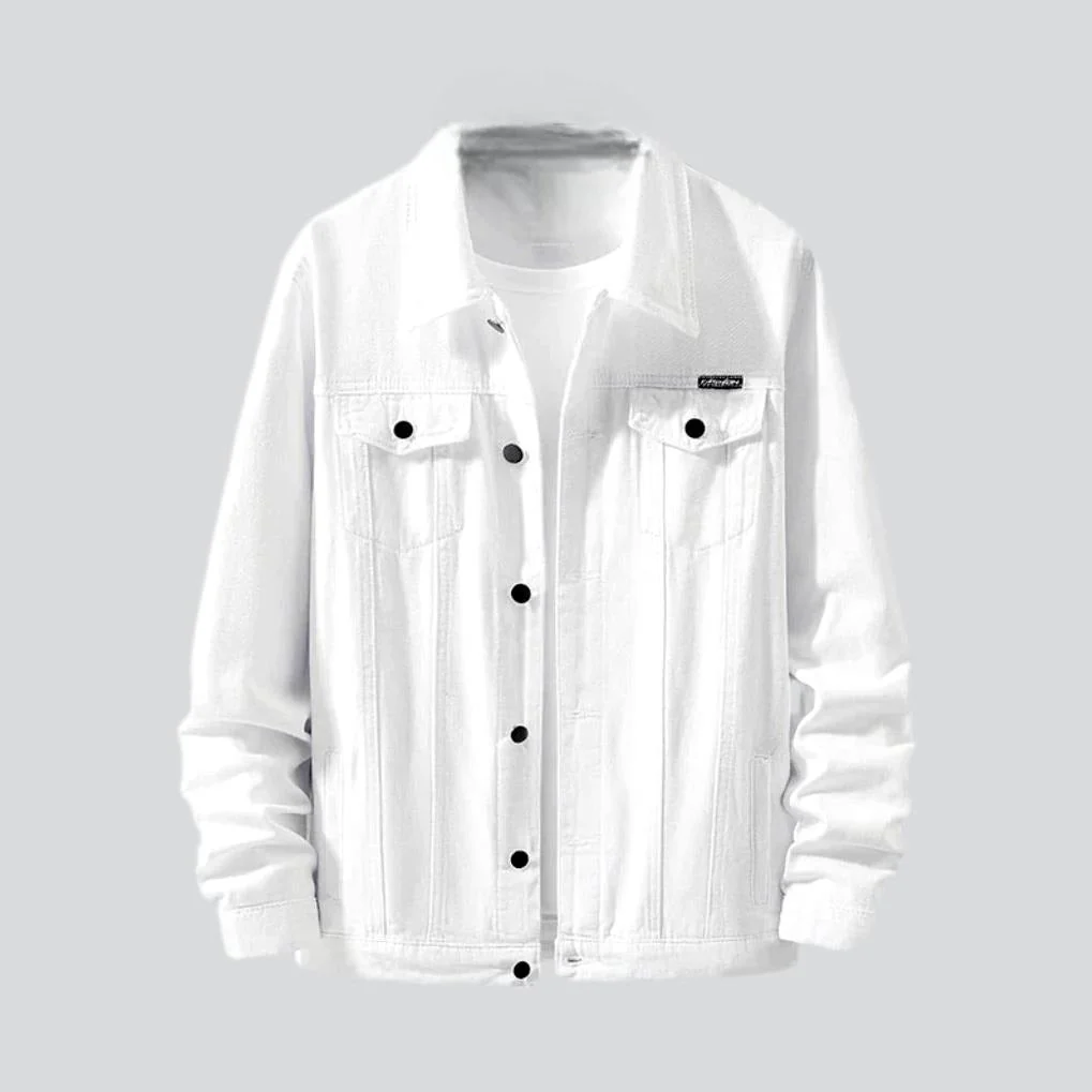 Y2k men's denim jacket - Image 5