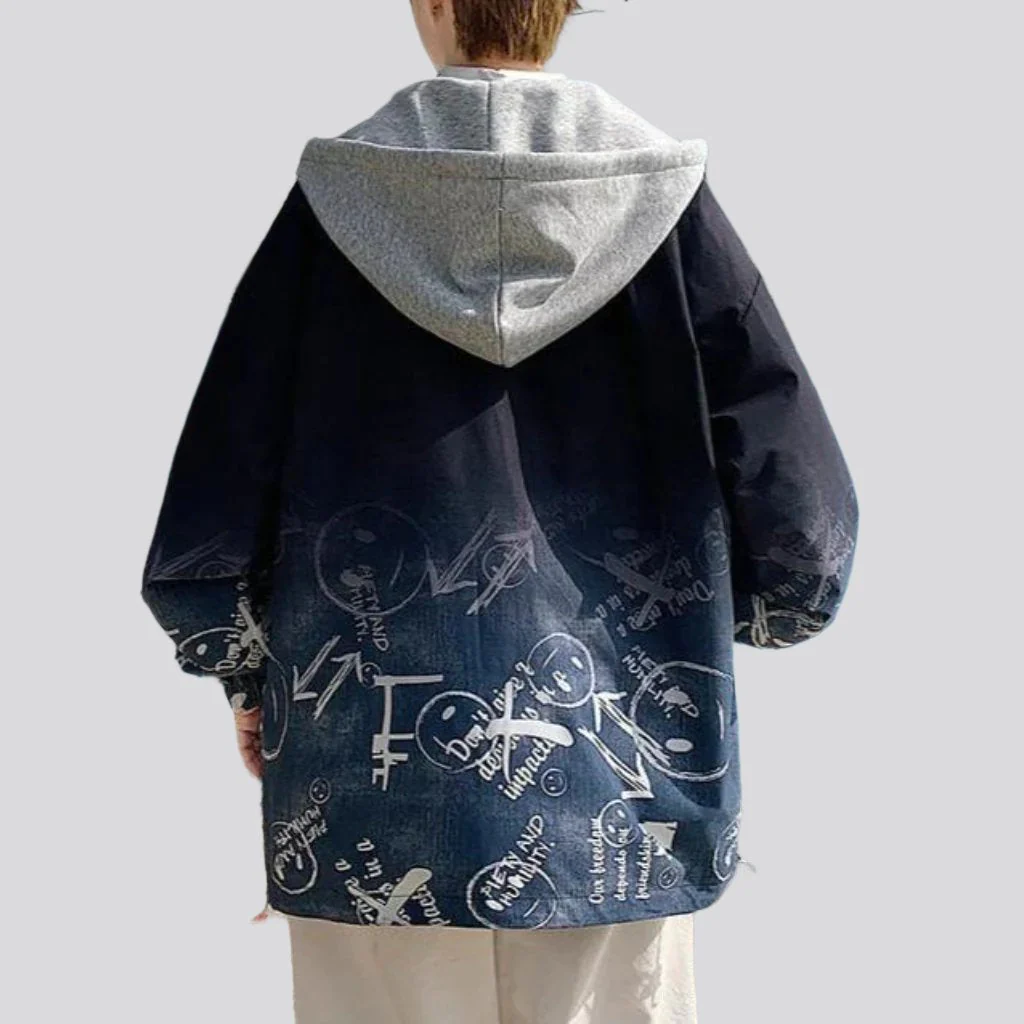 Y2k oversized denim jacket for men - Image 5