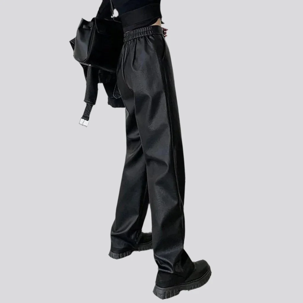 Y2k pleated-waistline women's denim pants - Image 4