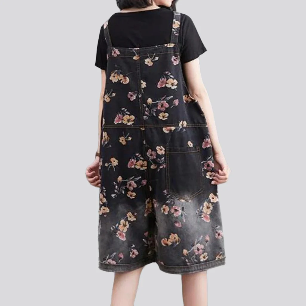 Y2k women's jean romper - Image 4