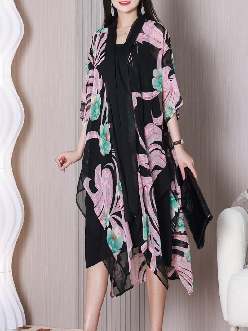 You Are The Love Scarf Collar A-line Dress
