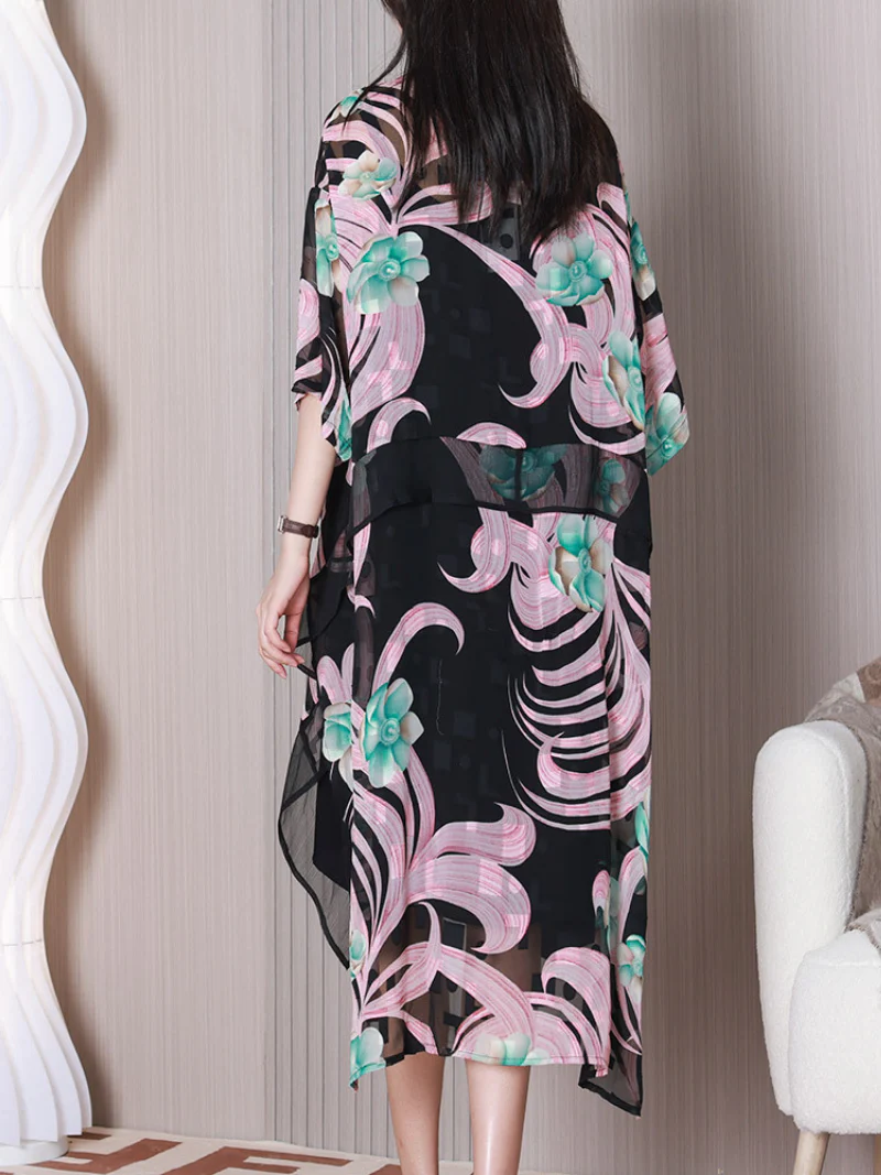 You Are The Love Scarf Collar A-line Dress - Image 5