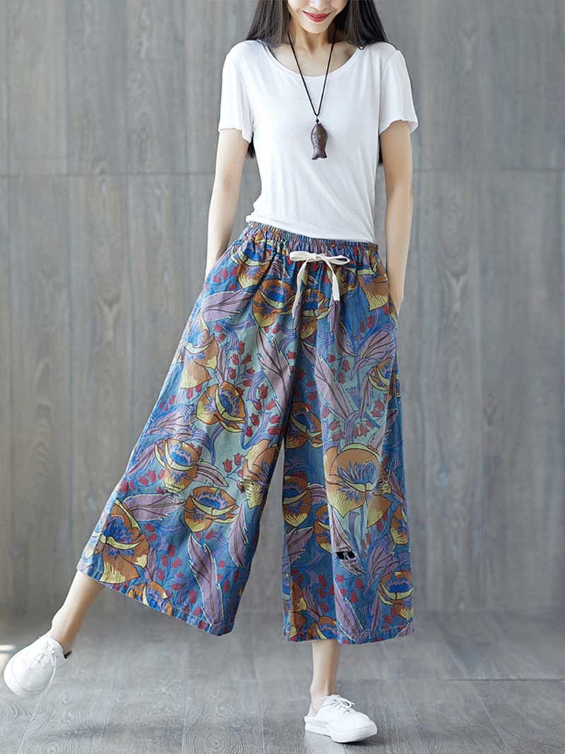 You Make Me So Happy Elastic Waist Wide Leg Pant - Image 4