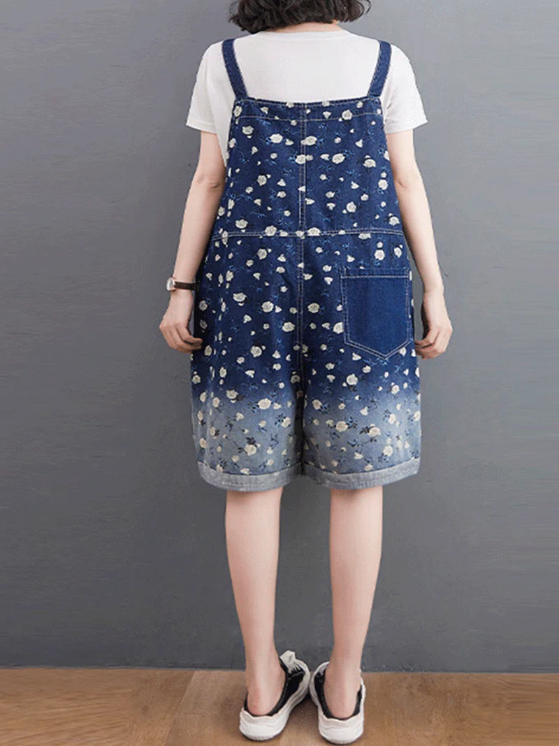 You're Destiny Printed Romper Short Dungarees - Image 3
