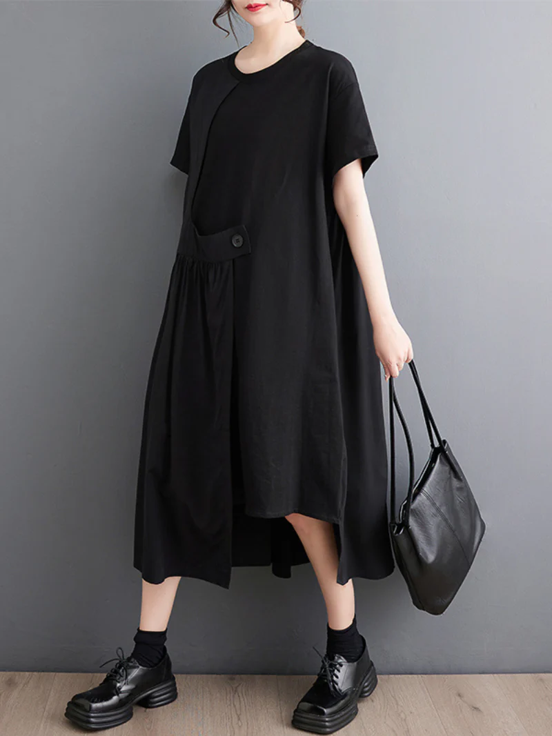 You're My Destiny Round Neck A-line Dress - Image 5